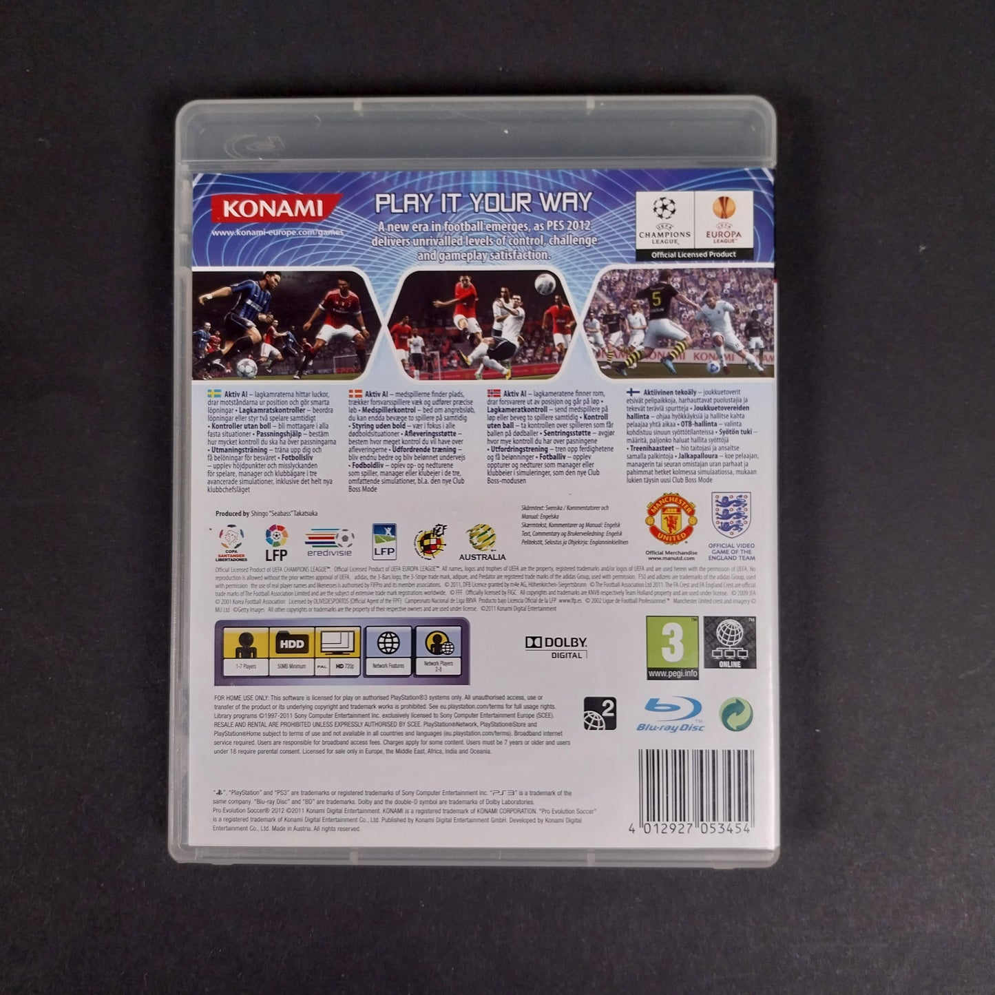 PES 2012: Pro Evolution Soccer PS3