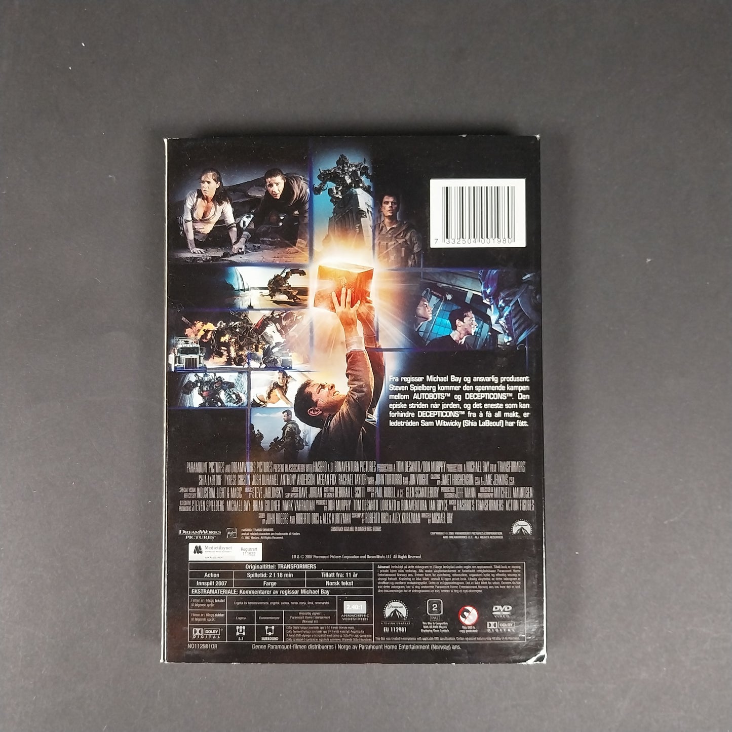 Transformers DVD