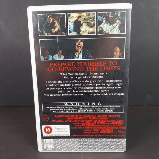 Anguish VHS