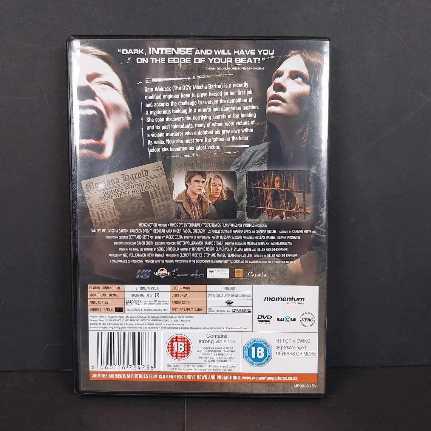Walled In DVD