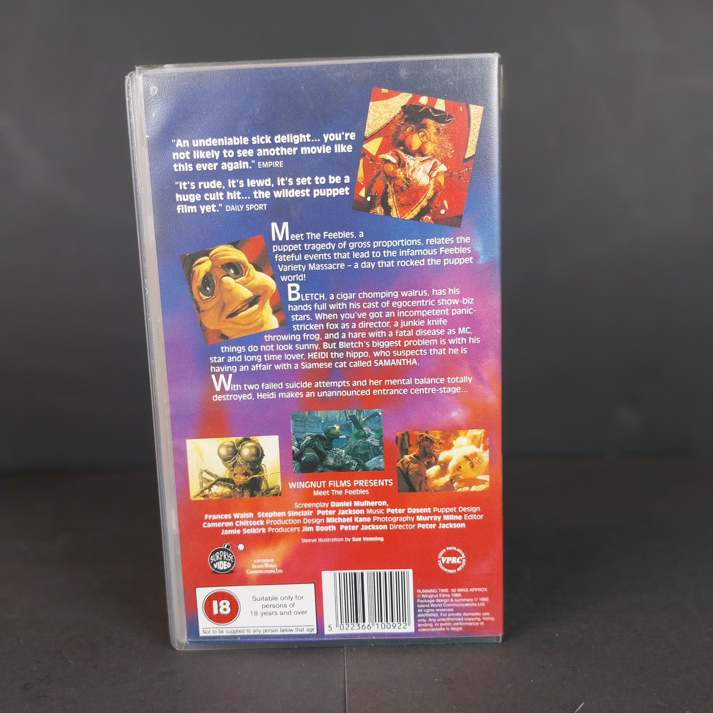 Meet The Feebles VHS
