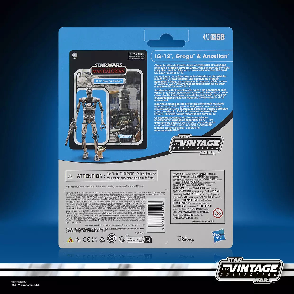 Star Wars The Vintage Collection IG-12, Grogu & Anzellan Deluxe