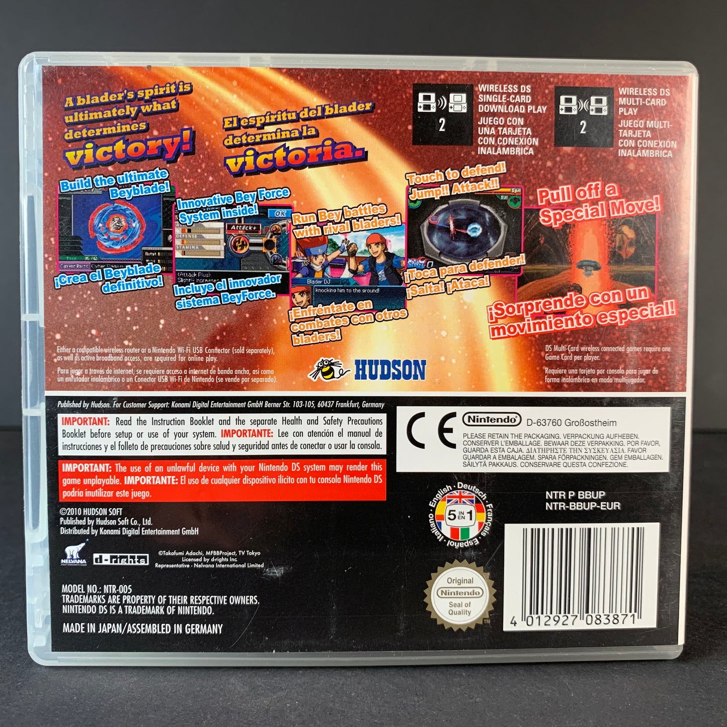 Beyblade Metal Fusion Nintendo DS