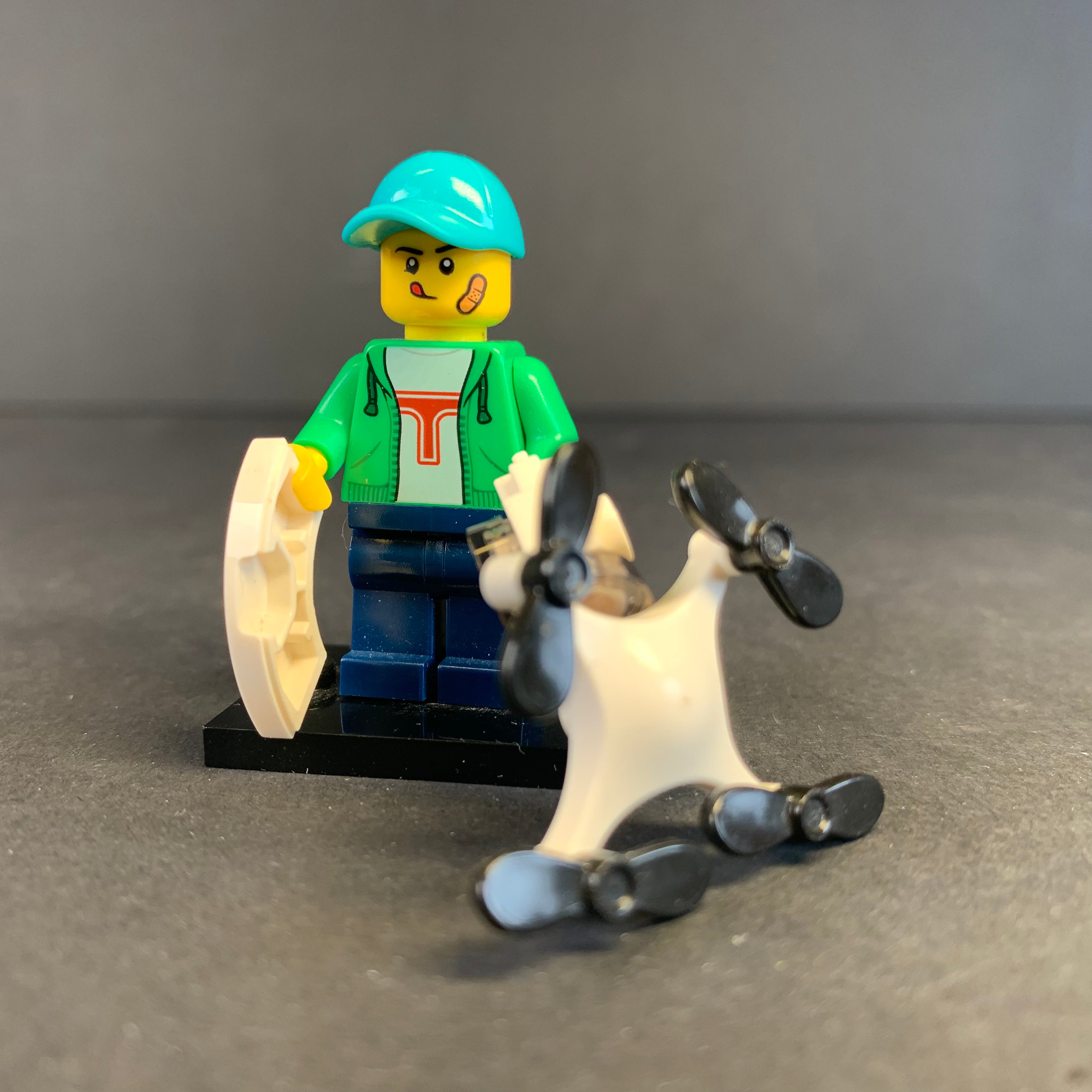 Lego minifigure drone boy sale