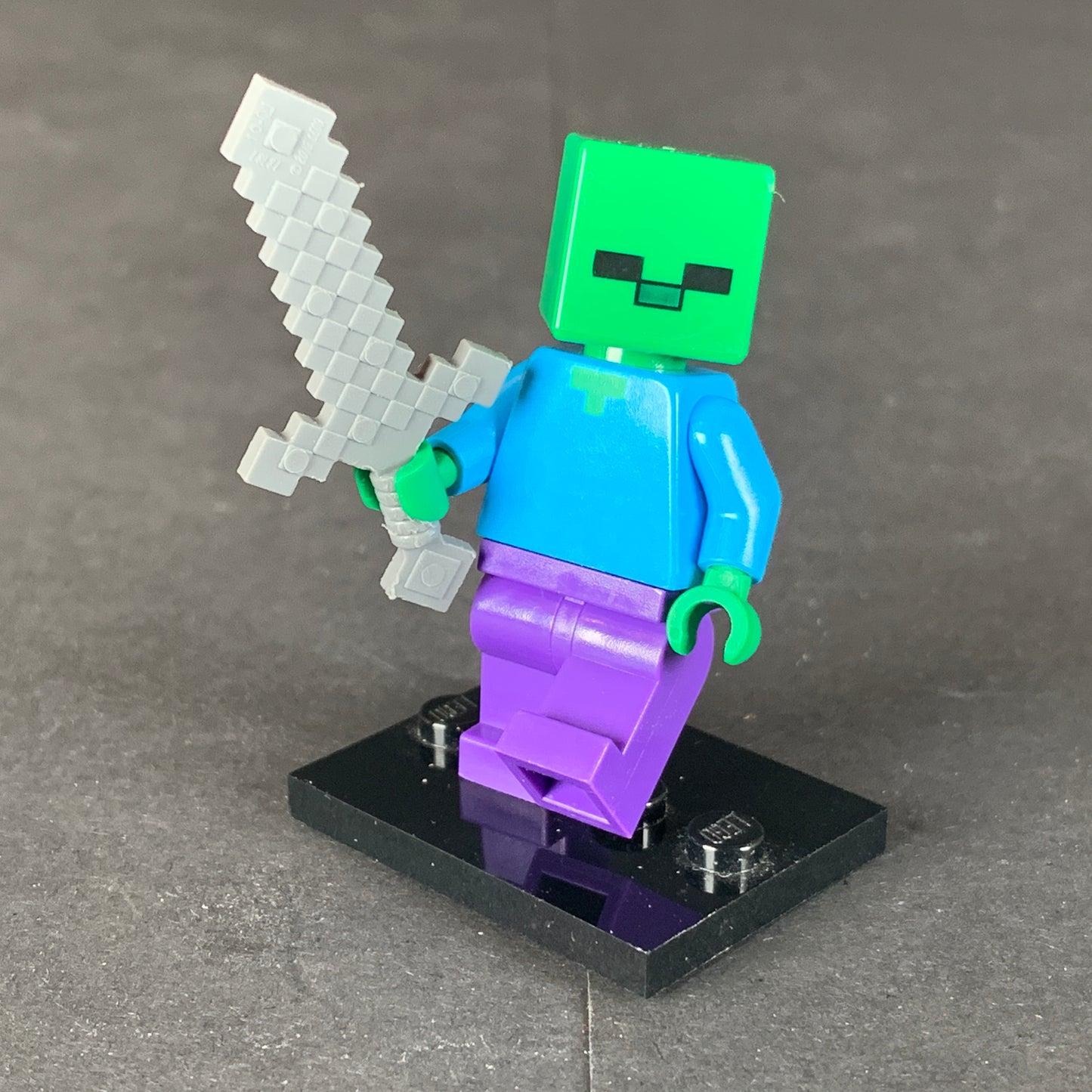 Lego Minecraft Zombie minifigur