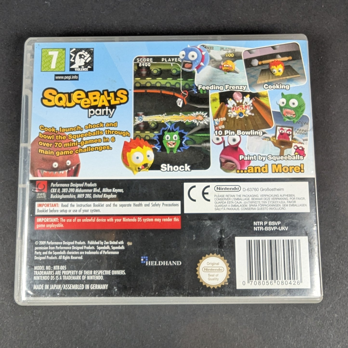 Squeezeballs party Nintendo DS