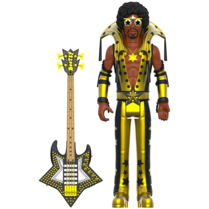 Bootsy Collins Reaction Figure (Wave 2) - Black And Gold