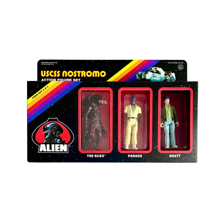 Aliens ReAction Figures USCSS Nostromo Crew | geekstreet.no