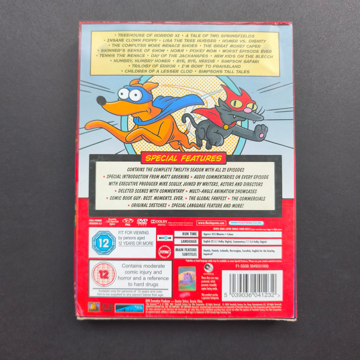 The Simpsons - Sesong 12 DVD