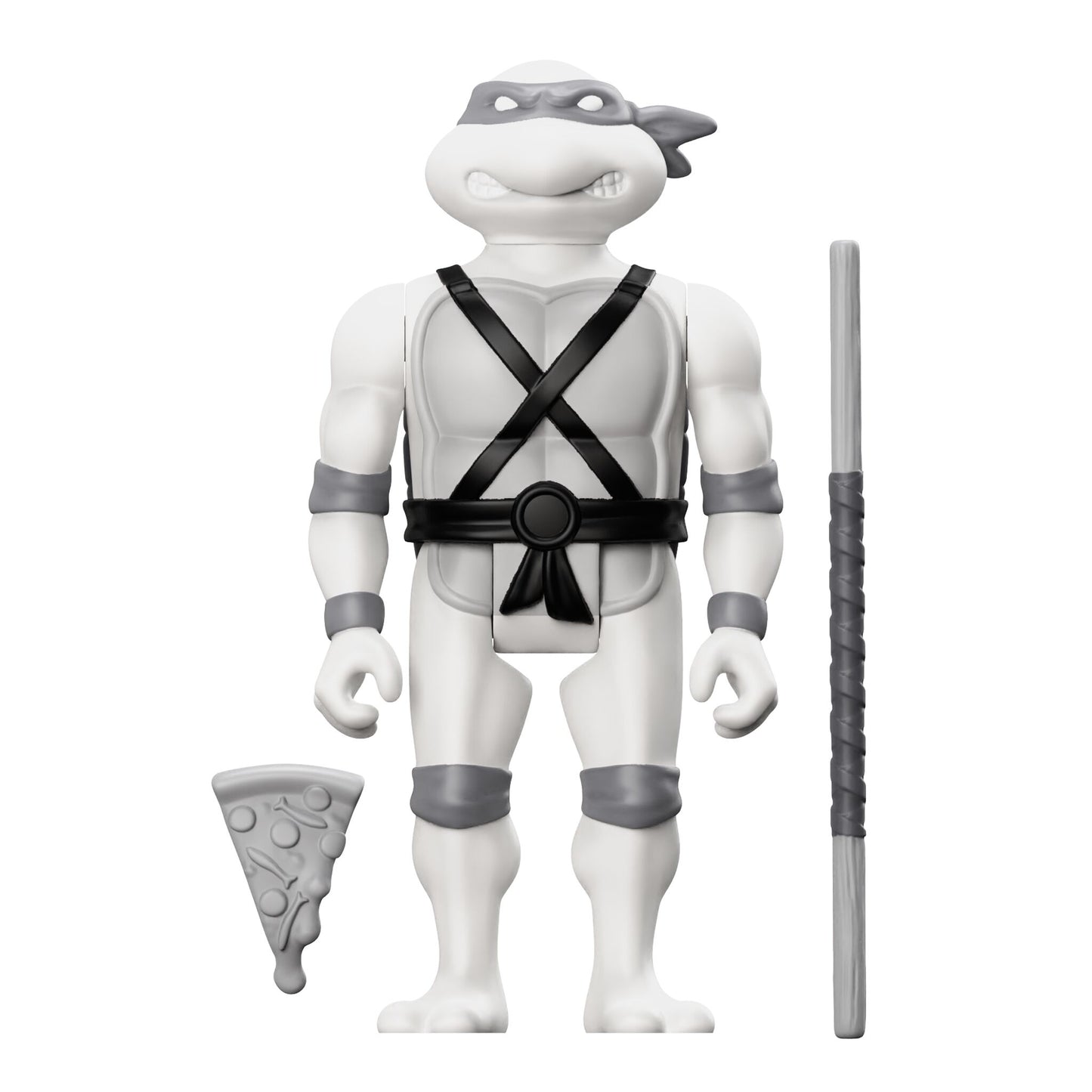 TMNT Reaction Figure Wave 9 - Donatello (comic greyscale)
