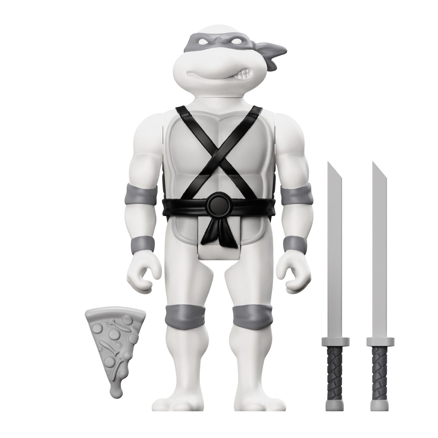 TMNT Reaction Figure Wave 9 - Leonardo (comic greyscale)