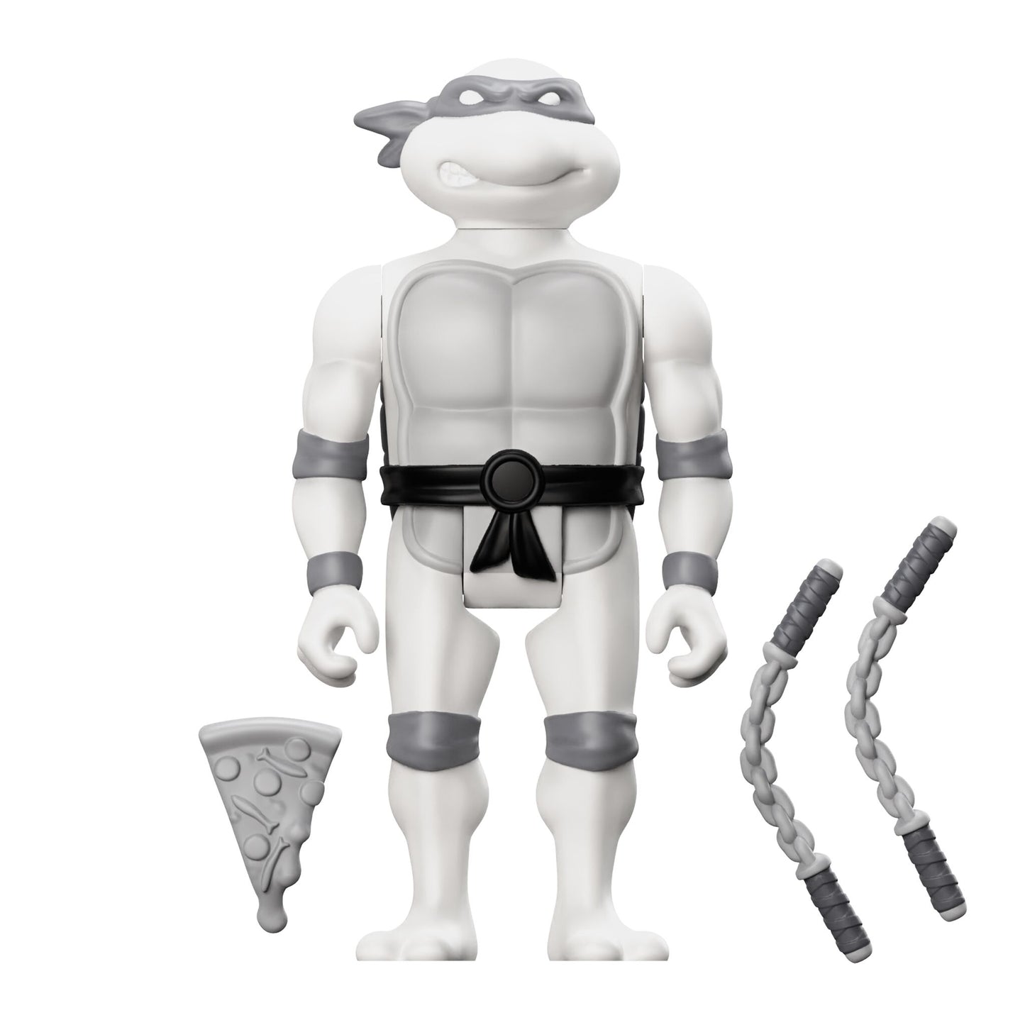 TMNT Reaction Figure Wave 9 - Michelangelo (comic greyscale)