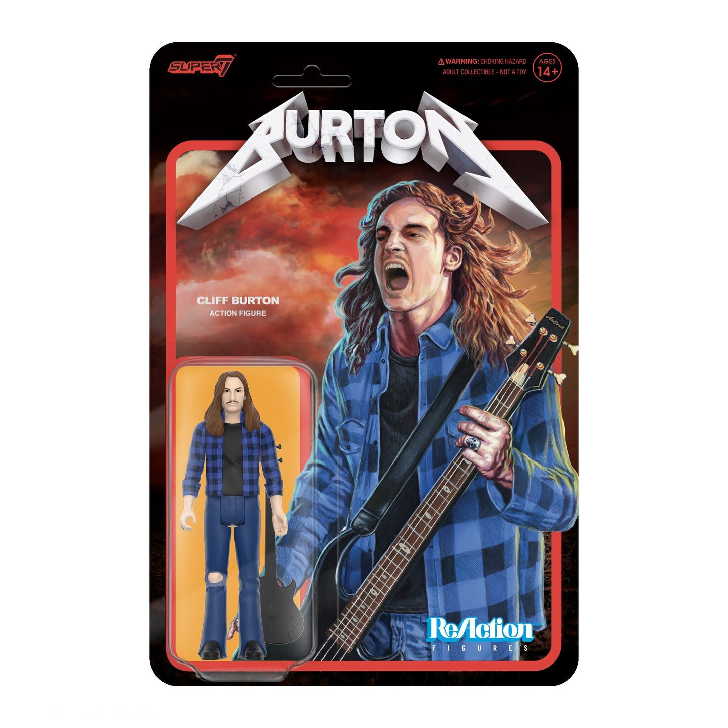 Cliff Burton reaction Figur