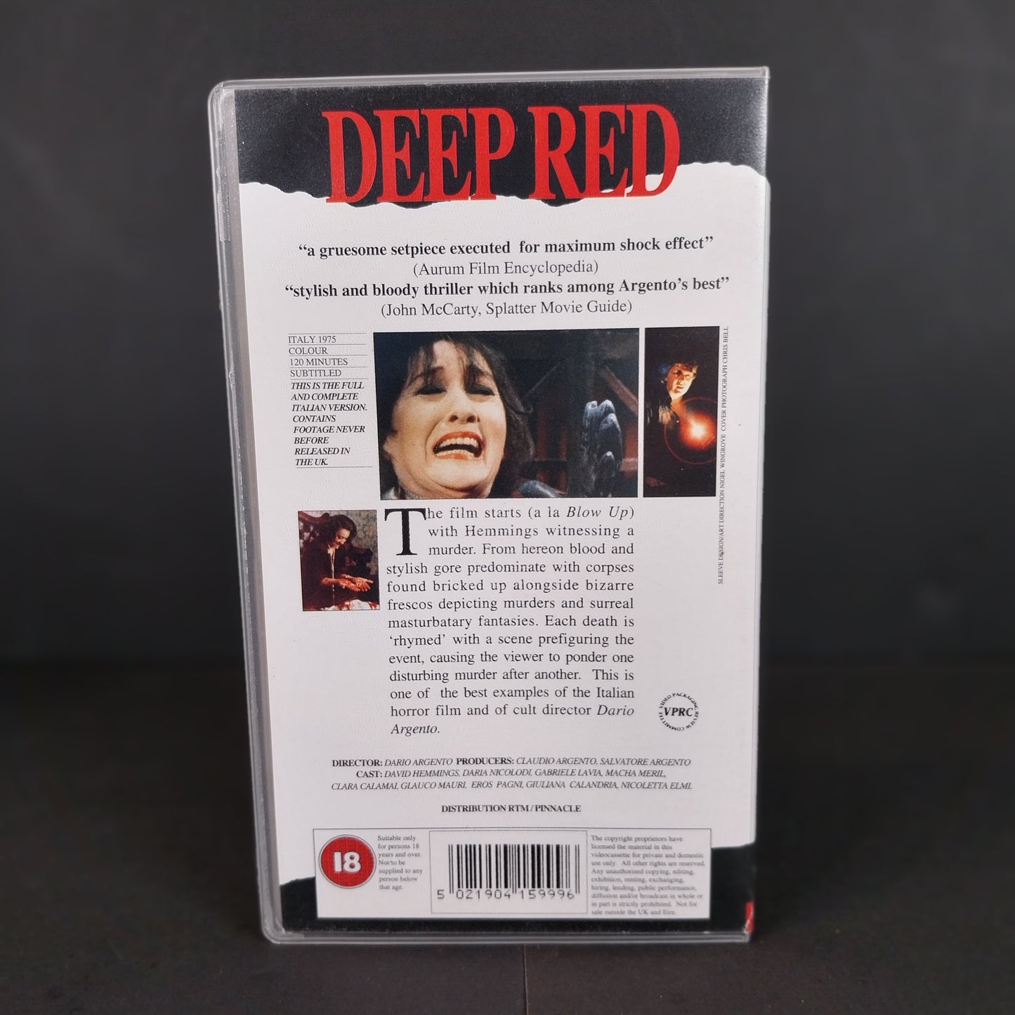 Deep Red VHS