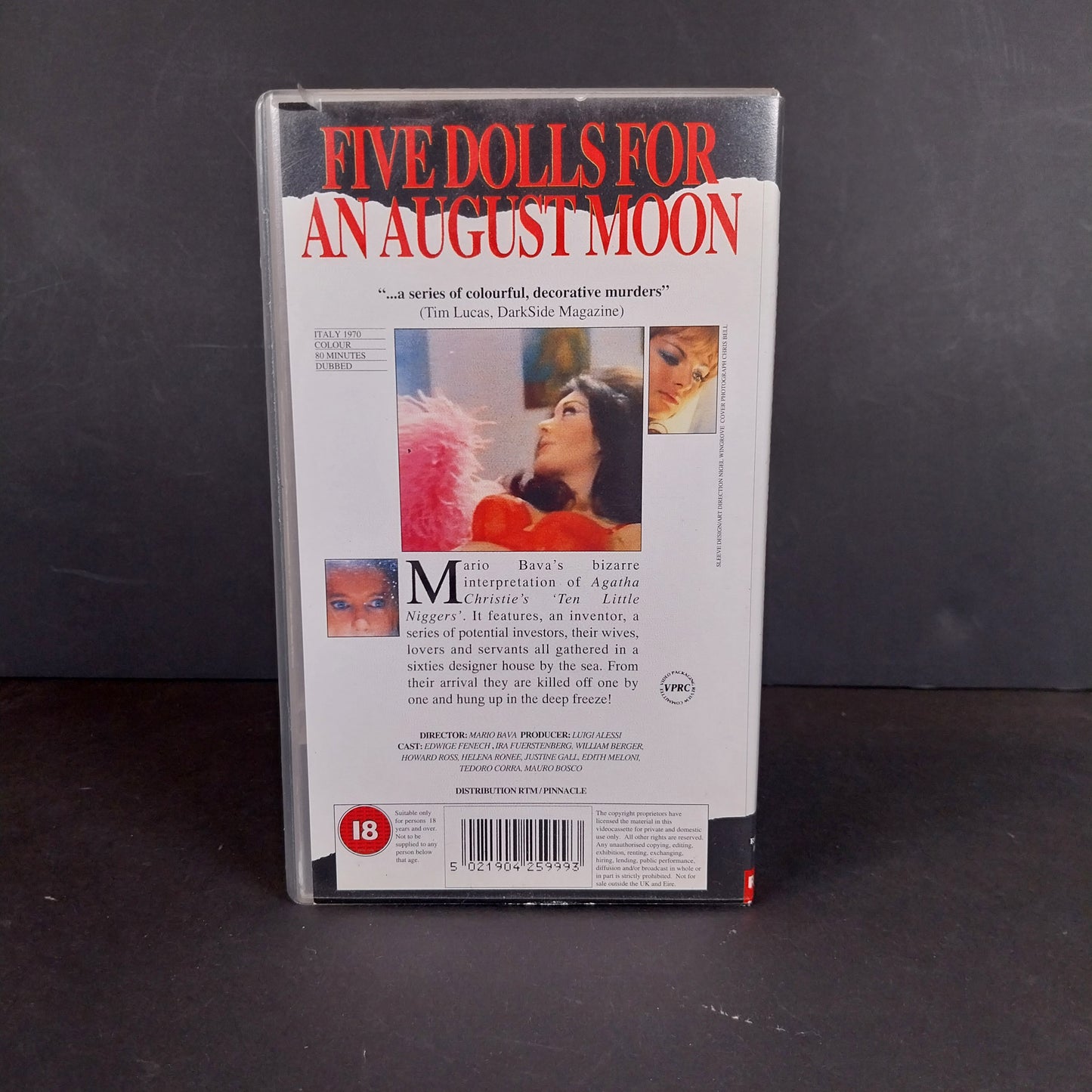 Five Dolls For An August Moon VHS
