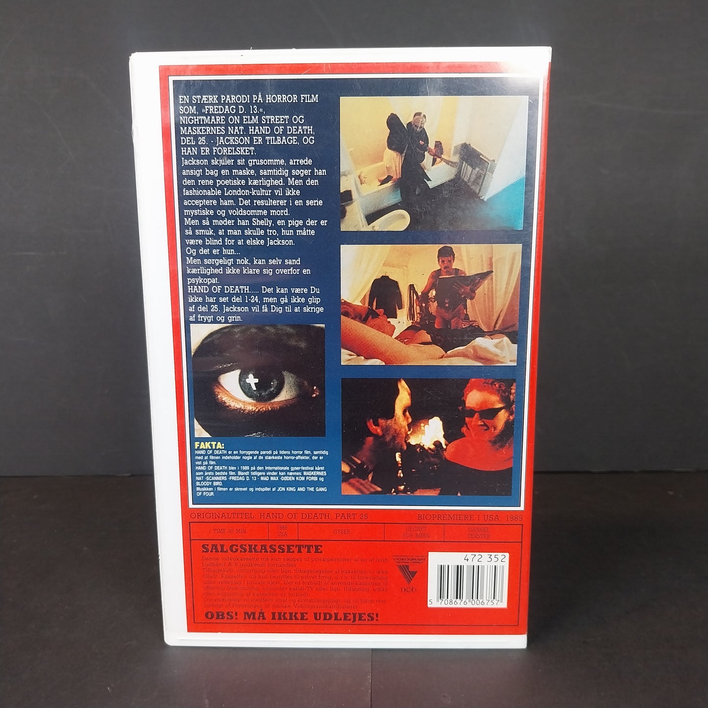 Hand Of Death, Part 25 VHS