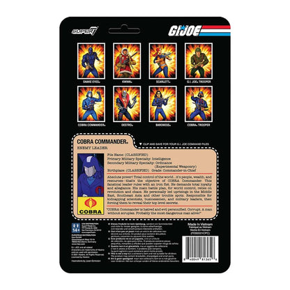 Super7 G.I. Joe ReAction: Cobra Commander