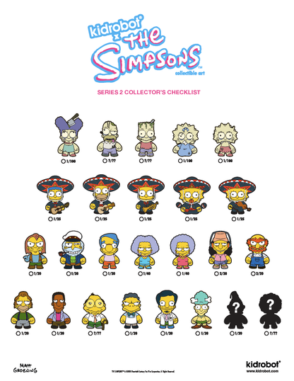 Simpsons x Kidrobot Series 2 Mariachi Bart