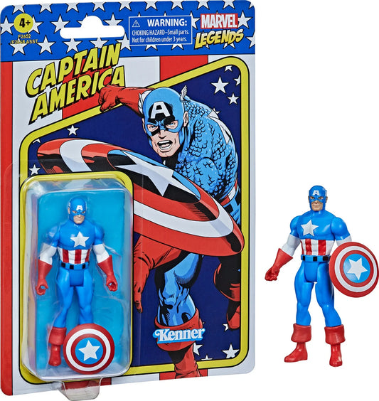 Marvel Legends 3.75 Inch Figure Retro Captain America | geekstreet.no