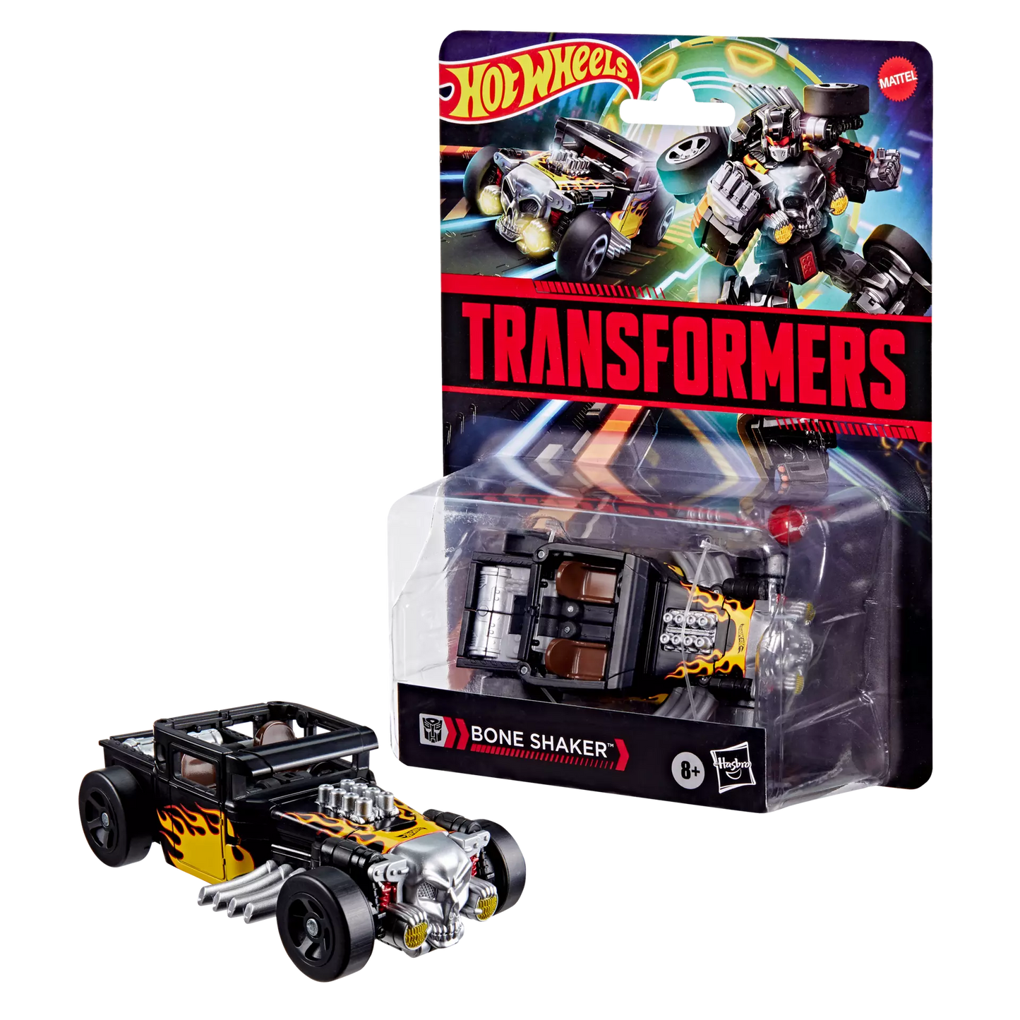 Transformers x Hot Wheels Bone Shaker