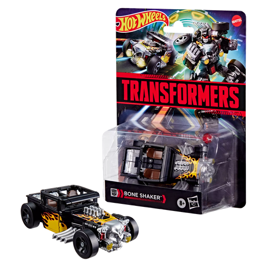 Transformers x Hot Wheels Bone Shaker