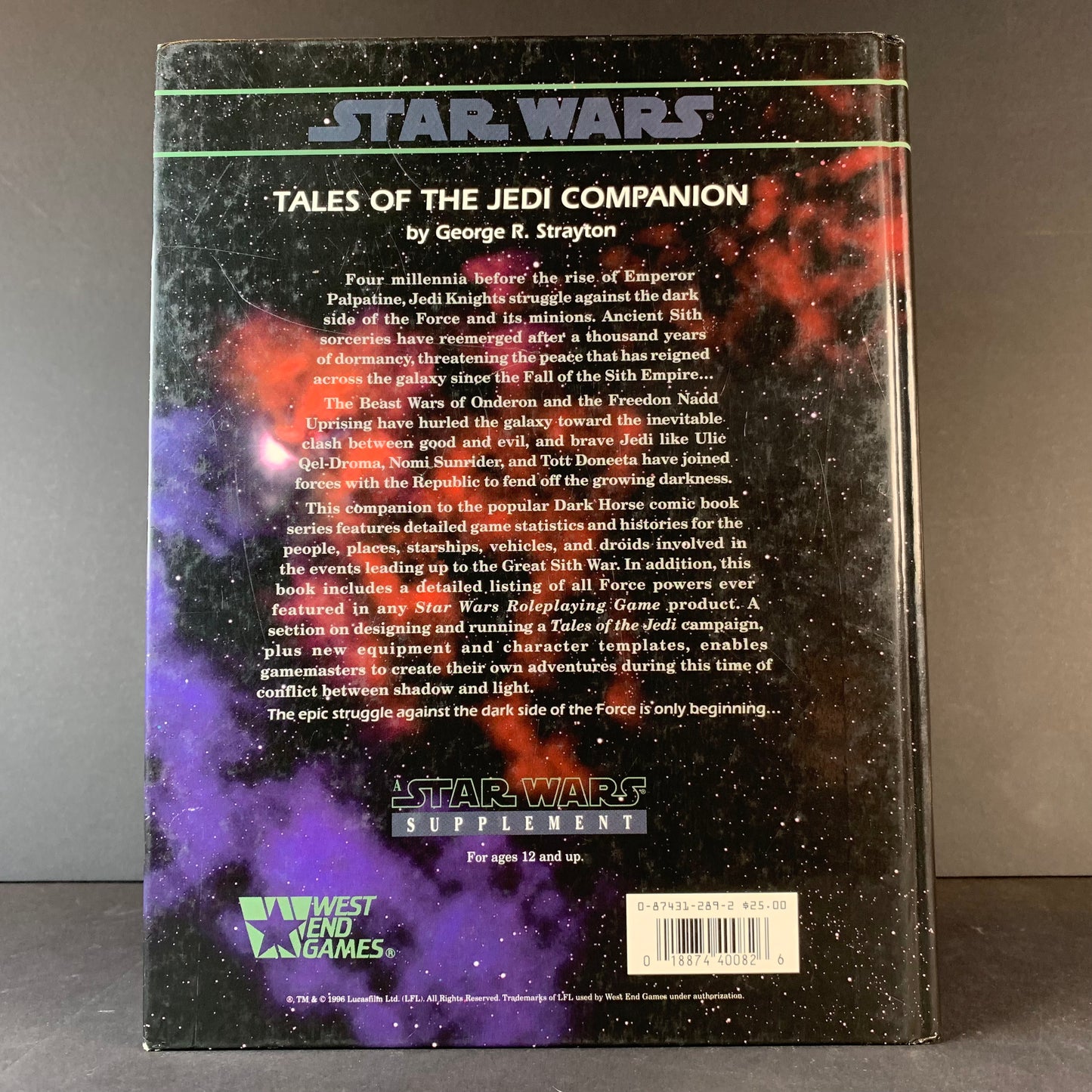 Tales of the Jedi Companion (Bok)