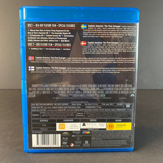 Captain America The First Avenger Blu Ray