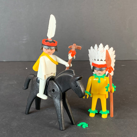 Playmobil Mounted Indian And Brave (3580)