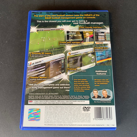 LMA Manager 2007 (PS2)