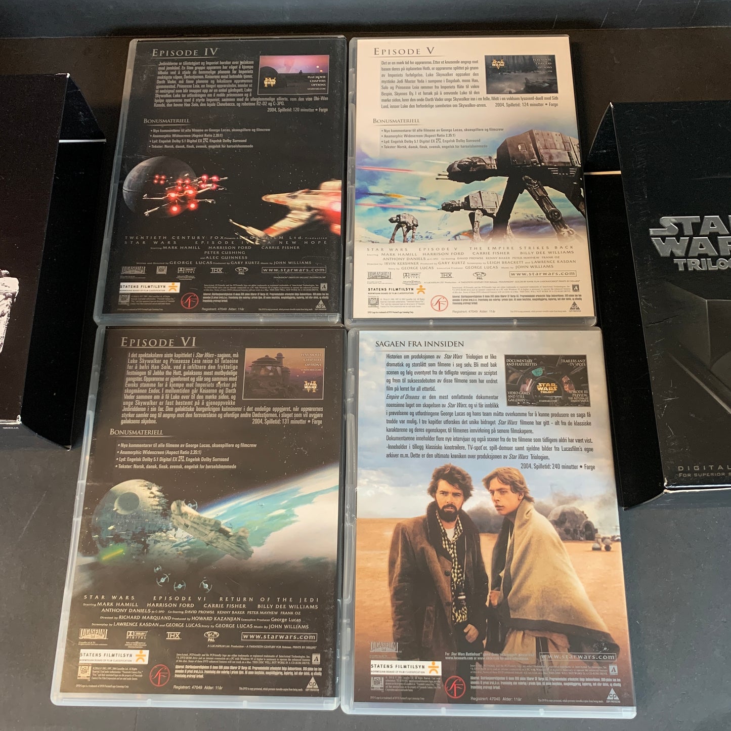 Star Wars Triolgy DVD