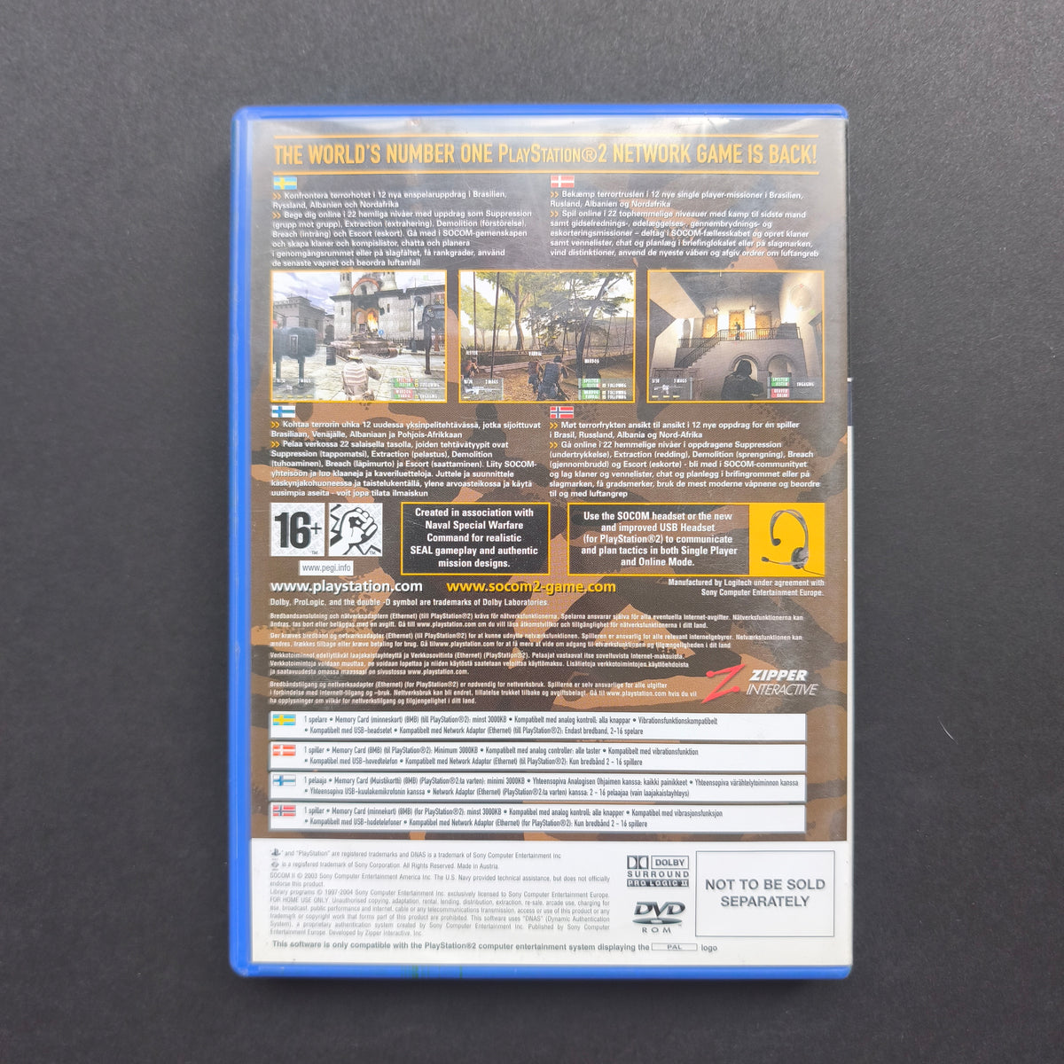 Socom II: U.S. Navy Seals (PS2)