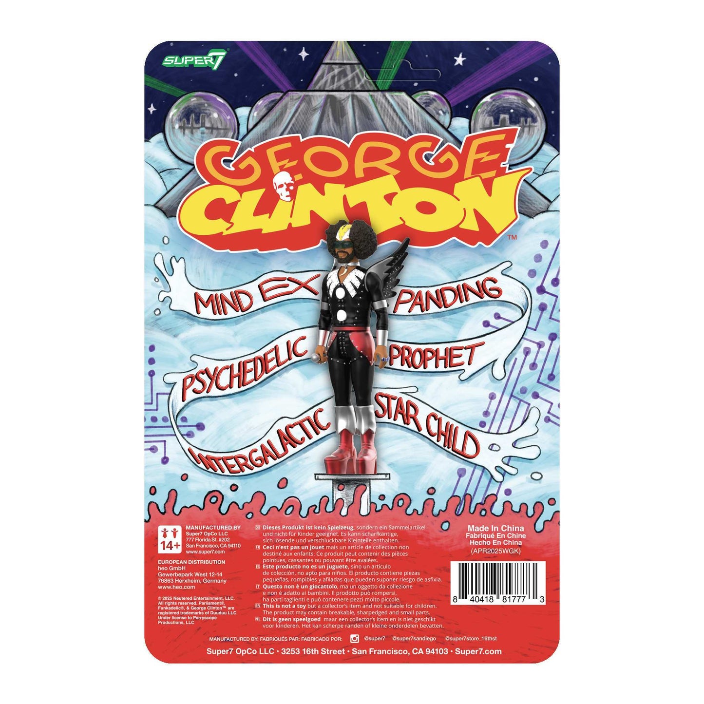 George Clinton Reaction Figure