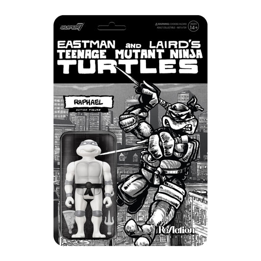 TEENAGE MUTANT NINJA TURTLES REACTION FIGURE WAVE 9 - RAPHAEL (COMIC GREYSCALE)