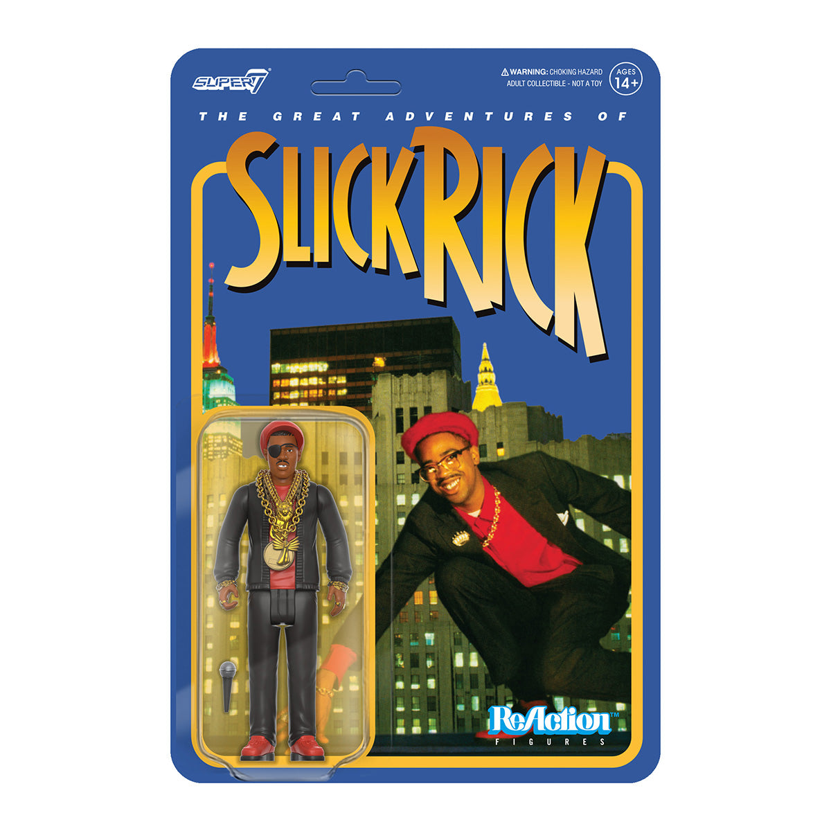 Slick Rick Reaction figure - Slick Rick Great Adventures